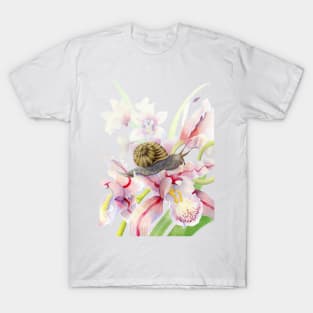 Orchid Snail T-Shirt